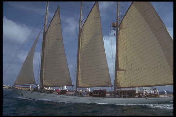 257048 St. Tropez Yacht Race, Three masted Ketch A4 Photo Print