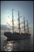 257050 Kaiwo Maru, Four masted Bark, Japan A4 Photo Print