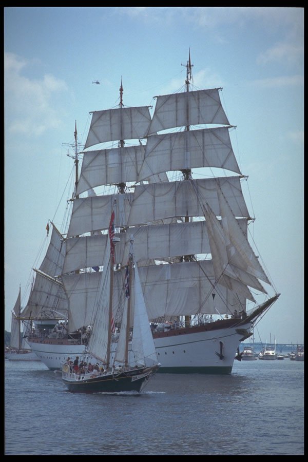 257055 Gorch Fock II, Three masted Bark, Germany A4 Photo Print