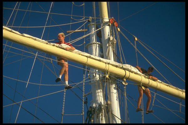 257059 Rigging The Belle Blonde, Canada A4 Photo Print