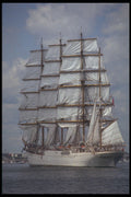257063 Sedov, Four masted Bark, Russia A4 Photo Print