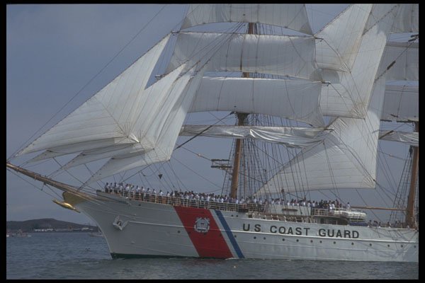 257068 USS Eagle, Close up A4 Photo Print