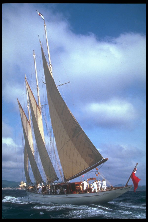 257073 St. Tropez Yacht Race, Three masted Ketch, UK A4 Photo Print