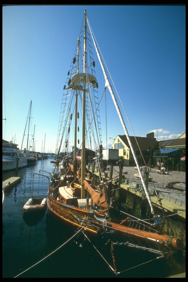 257075 Heidi 8, Two masted Ketch A4 Photo Print