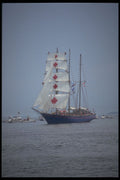 257079 Concorida, Three masted Ketch, Canada A4 Photo Print