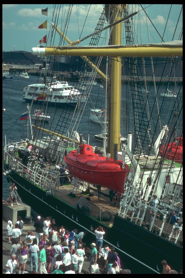 257080 Kruzenshtern, Black Falcon Cruise Terminal A4 Photo Print