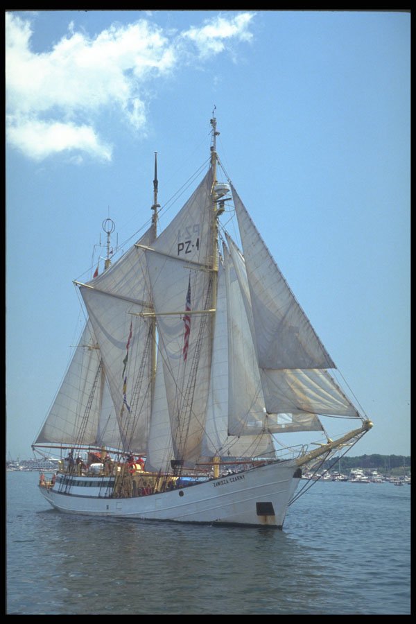 257082 Zawisza Czarney, Two masted Ketch, Poland A4 Photo Print