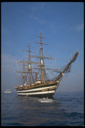 257084 Amerigo Vespucci, Full Rigged Ship, Italy A4 Photo Print