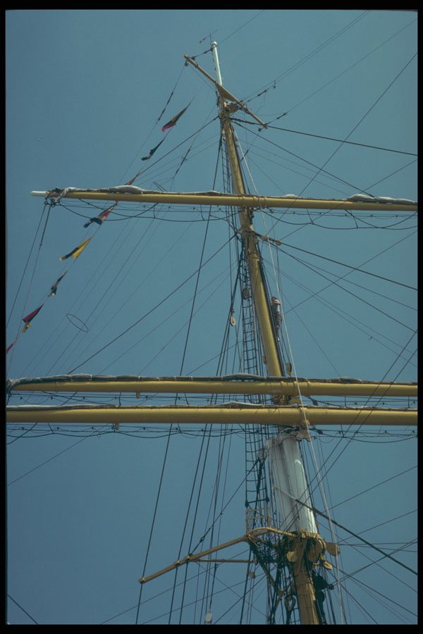 257090 Mast And Rigging Of The Kruzensthern A4 Photo Print