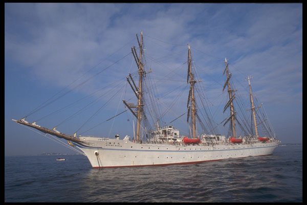 257095 Kaiwo Maru, Four masted Bark, Japan A4 Photo Print