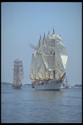 257097 Juan Sebastian De Elcano, Four masted Schooner, Spain A4 Photo Print