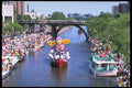 258034 Floatilla On Riceau Canal, Ottawa, Ontario A4 Photo Print