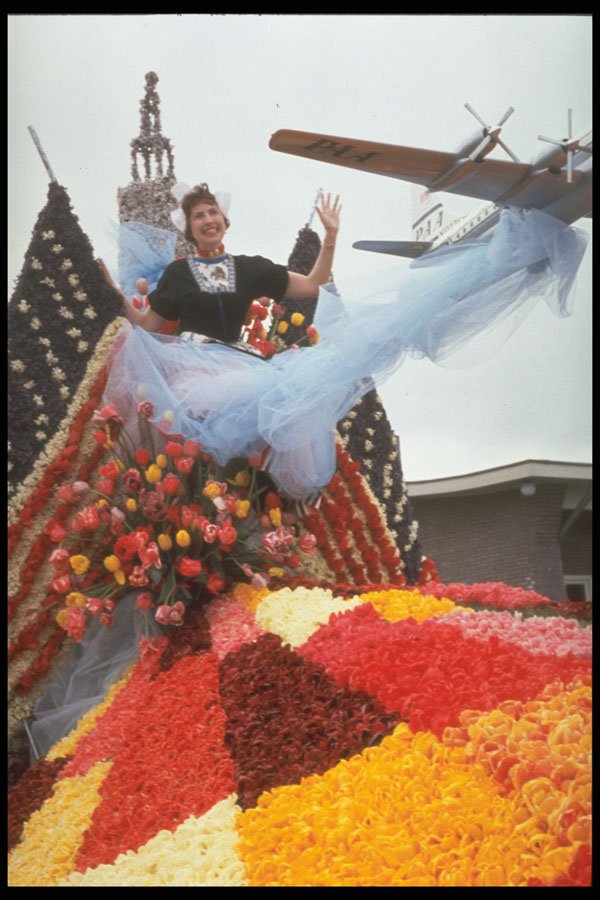 258062 Flower Parade, Holland A4 Photo Print