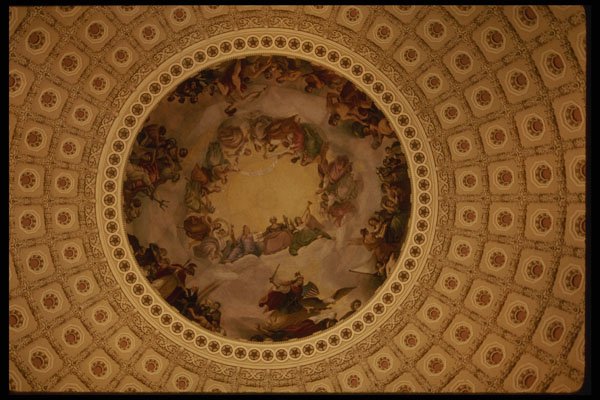 259028 Ceiling Of Capitol Rotunda A4 Photo Print
