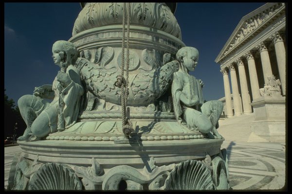 259044 Statuary At U.S. Supreme Court A4 Photo Print