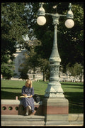 259049 Lamp Post On Capitol Grounds A4 Photo Print