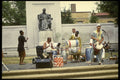 259055 African Drummers In Front Of Buchanan Statue A4 Photo Print