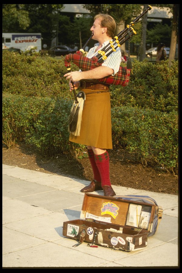 259060 Street Musician A4 Photo Print