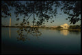259064 Tidal Basin With Washington And Jefferson Monuments A4 Photo Print