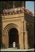 259074 The Castle Entranceway Welcomes The World A4 Photo Print