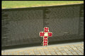 259080 Red And White Cross At Vietnam Veteran's Memorial A4 Photo Print