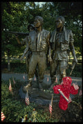 259084 Statuary, Vietnam Veteran's Memorial A4 Photo Print