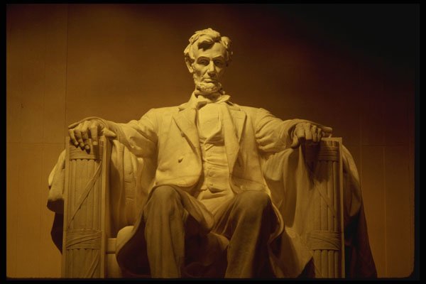 259088 Lincoln Statue, Lincoln Memorial A4 Photo Print