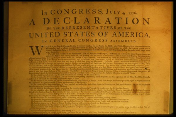 259091 Declaration Of Independence At The National Archives A4 Photo Print