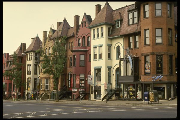 259096 Row Houses, Adams Morgan A4 Photo Print