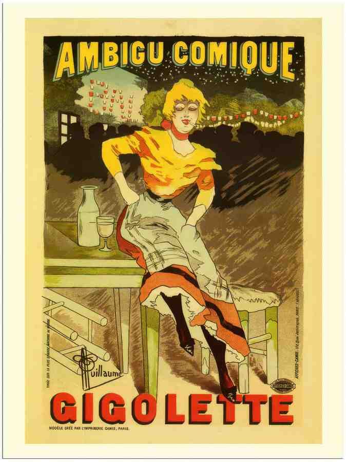 26 ambigue comique albert guillaume 1894 2 Vintage Advert A4 Photo Print