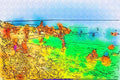 260012 Bathers In The Dead Sea, Israel Dup3 A4 Photo Print