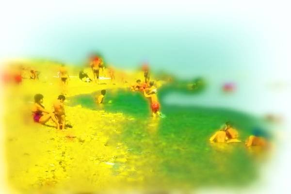 260012 Bathers In The Dead Sea, Israel Dup4 A4 Photo Print