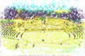 260022 Roman Amphitheater Ruins, Israel Dup2 A4 Photo Print