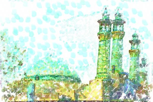 260023 Mosque In Central City Core, Iran Dup2 A4 Photo Print