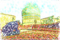 260025 Mosque In Bazaar District Dup2 A4 Photo Print