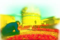 260025 Mosque In Bazaar District Dup4 A4 Photo Print