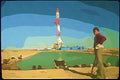 260028 Sheperd And Flock At Oil Rig, Iran Dup1 A4 Photo Print