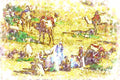 260037 Tribesman Resting, Sudan Dup2 A4 Photo Print
