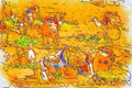260037 Tribesman Resting, Sudan Dup3 A4 Photo Print