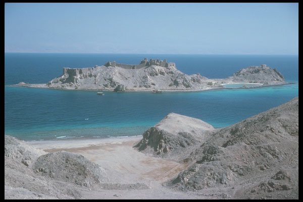 260038 Old Crusader's Fort And Island, Egypt A4 Photo Print