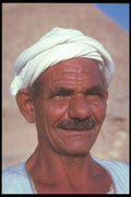 260040 Egyptian Guide At Giza, Egypt A4 Photo Print