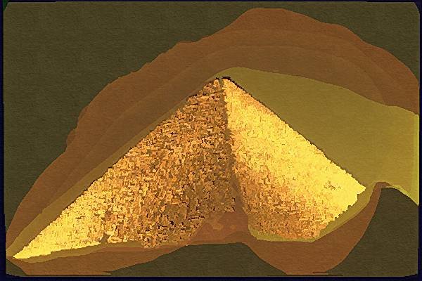 260042 Great Pyramid Of Cheops At Night, Egypt Dup1 A4 Photo Print