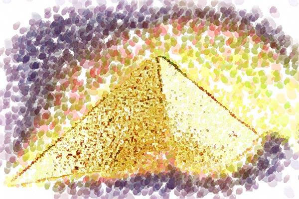 260042 Great Pyramid Of Cheops At Night, Egypt Dup2 A4 Photo Print