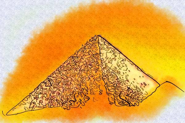 260042 Great Pyramid Of Cheops At Night, Egypt Dup3 A4 Photo Print