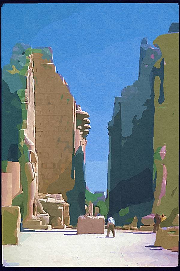 260048 The Great Temple Of Karnak, Egypt Dup1 A4 Photo Print