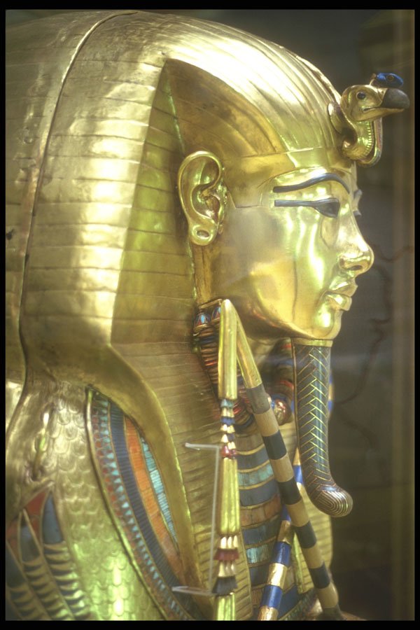 260049 Coffin Of Tutankhamen, Egypt A4 Photo Print