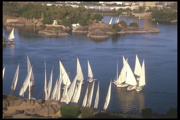 260052 Feluccas On The Nile River, Egypt A4 Photo Print