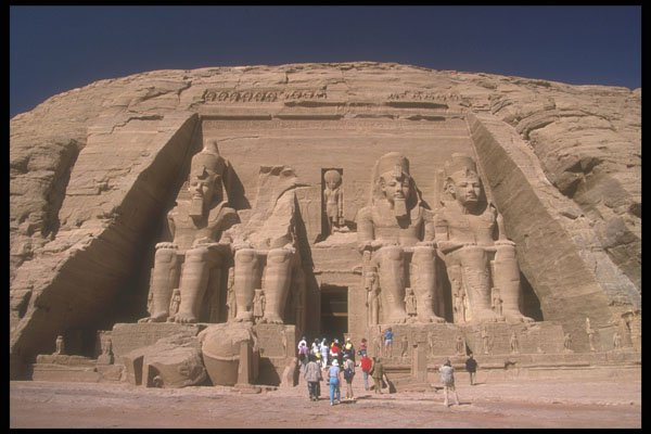260053 Rock Temples Of Ramses II, Egypt A4 Photo Print