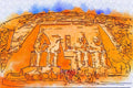 260053 Rock Temples Of Ramses II, Egypt Dup3 A4 Photo Print