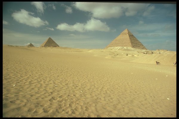 260058 Great Pyramids At Giza, Egypt A4 Photo Print